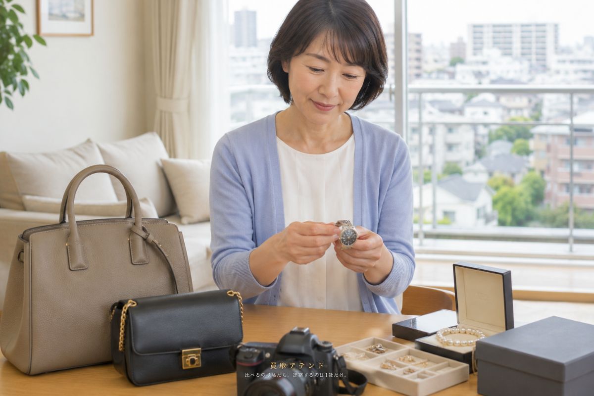 江戸川区で出張買取を相談できるブランド品や時計やカメラのイメージ