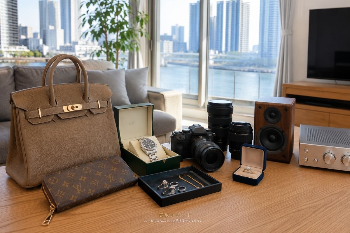 江東区の出張買取で相談できるブランド品や時計、カメラ、オーディオなどの品物