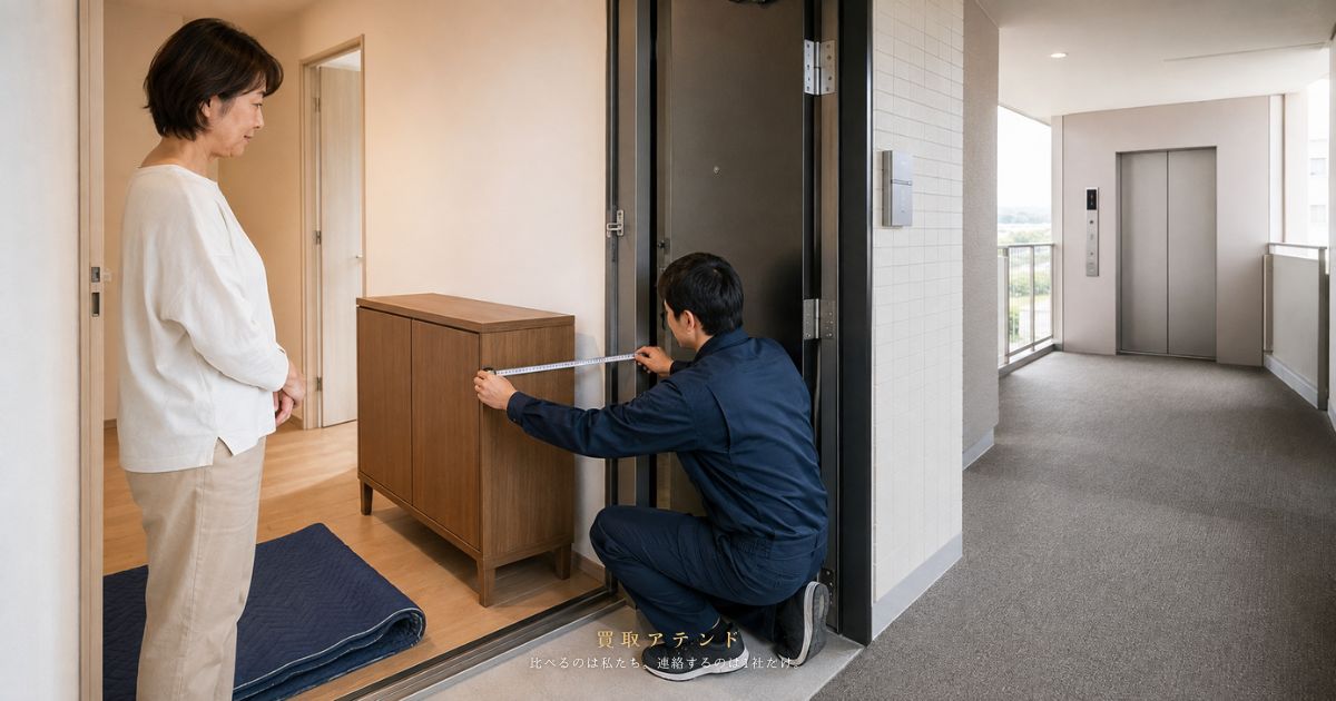 マンションで出張買取を利用するときの注意点