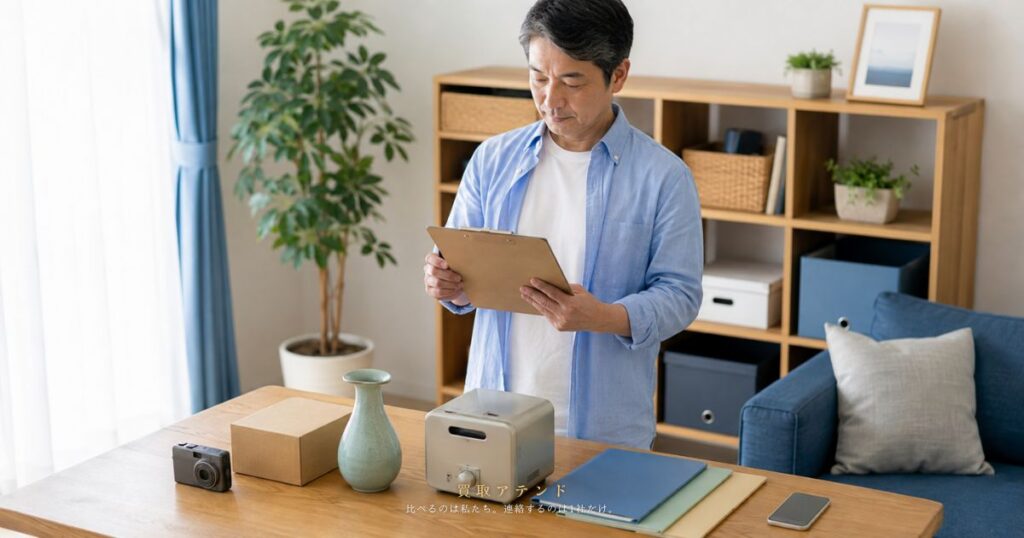 出張買取店の選定条件をチェックリストで比較する日本人利用者